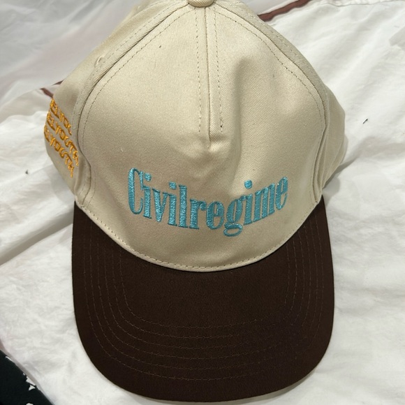 Civil Regime Rebel Youth Strap Back khaki hat, men - Picture 1 of 9